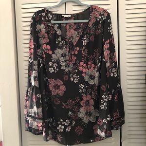 Style&Co Bell Sleeve Blouse